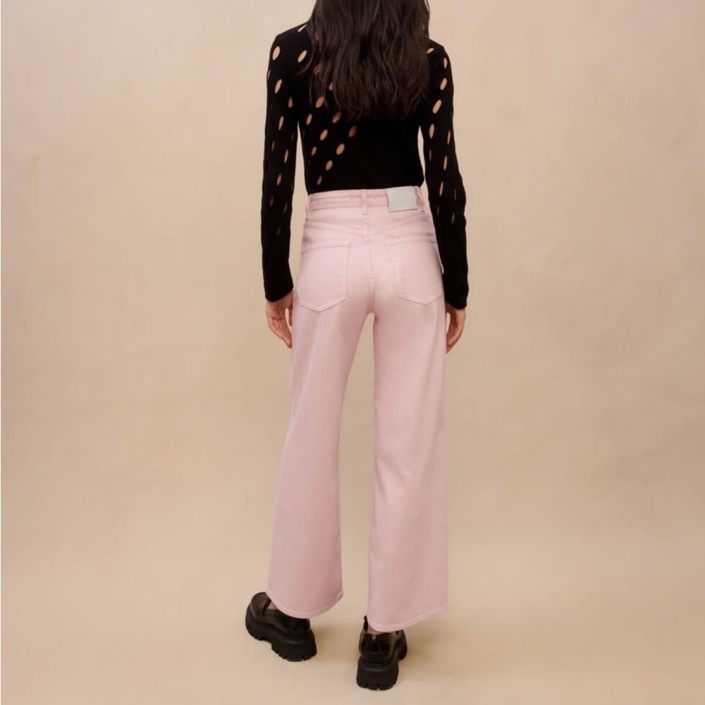 Maje pink wide leg jeans - Picture 13 of 13